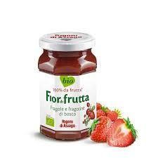 Mermelada de fresas salvajes, sin azúcar añadido, 250g.