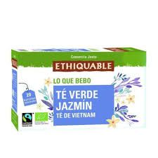 Té verde jazmín, 36g. 20 bolsitas