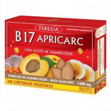 Vitamina B17 con aceite de albaricoque, 60 Cápsulas