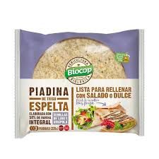 Piadina de espelta con lino y amapola 3x75g