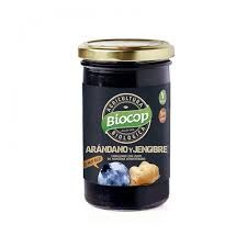 Compota de arándanos y jengibre, 265g