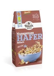 Muesli de avena con avellanas 425g. Demeter