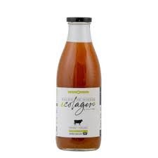 Caldo de huesos de ternera y verduras. 1l .