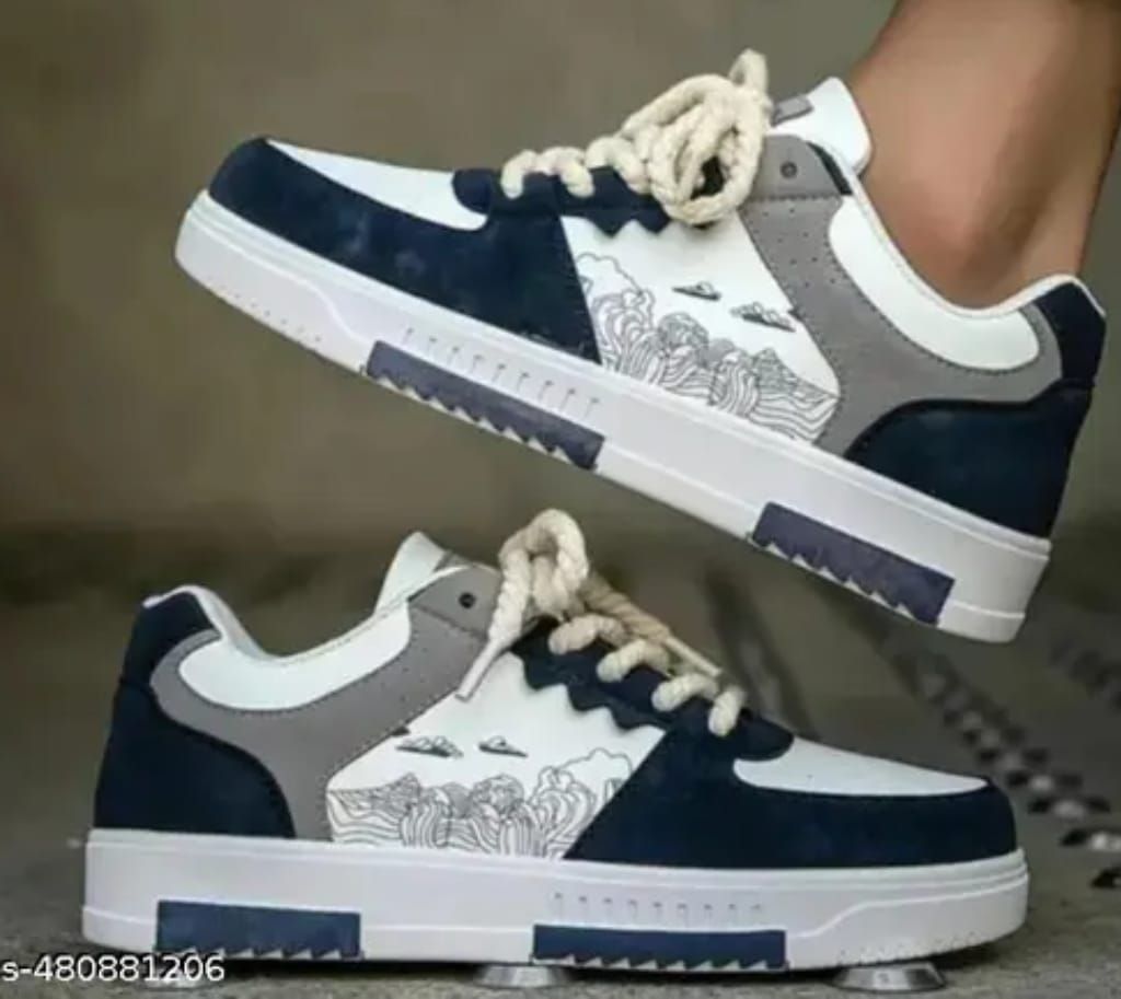 BLUE CASUAL SNEAKERS