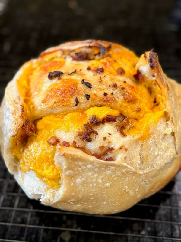 Bacon &amp; Cheddar Sourdough Loaf