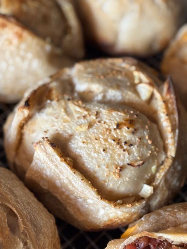 Roasted Garlic Sourdough Loaf