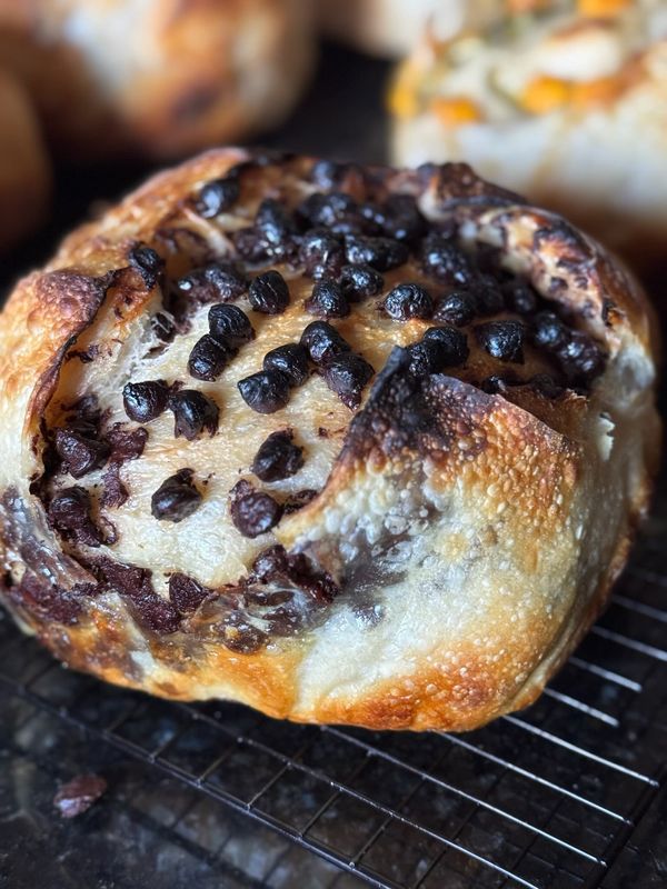 Chocolate Chip Sourdough Loaf