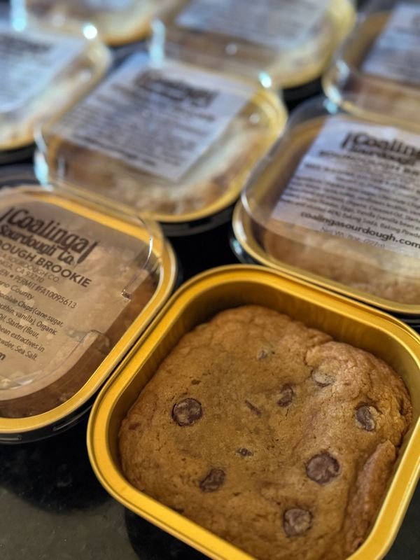 Sourdough Chocolate Brookies