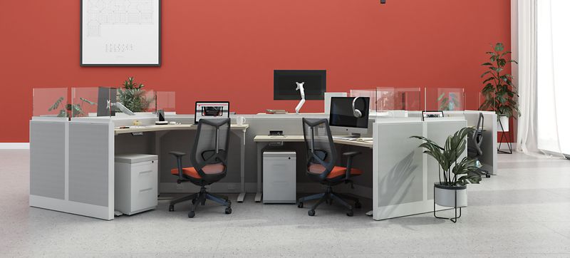 Short Low Wall Cubicles