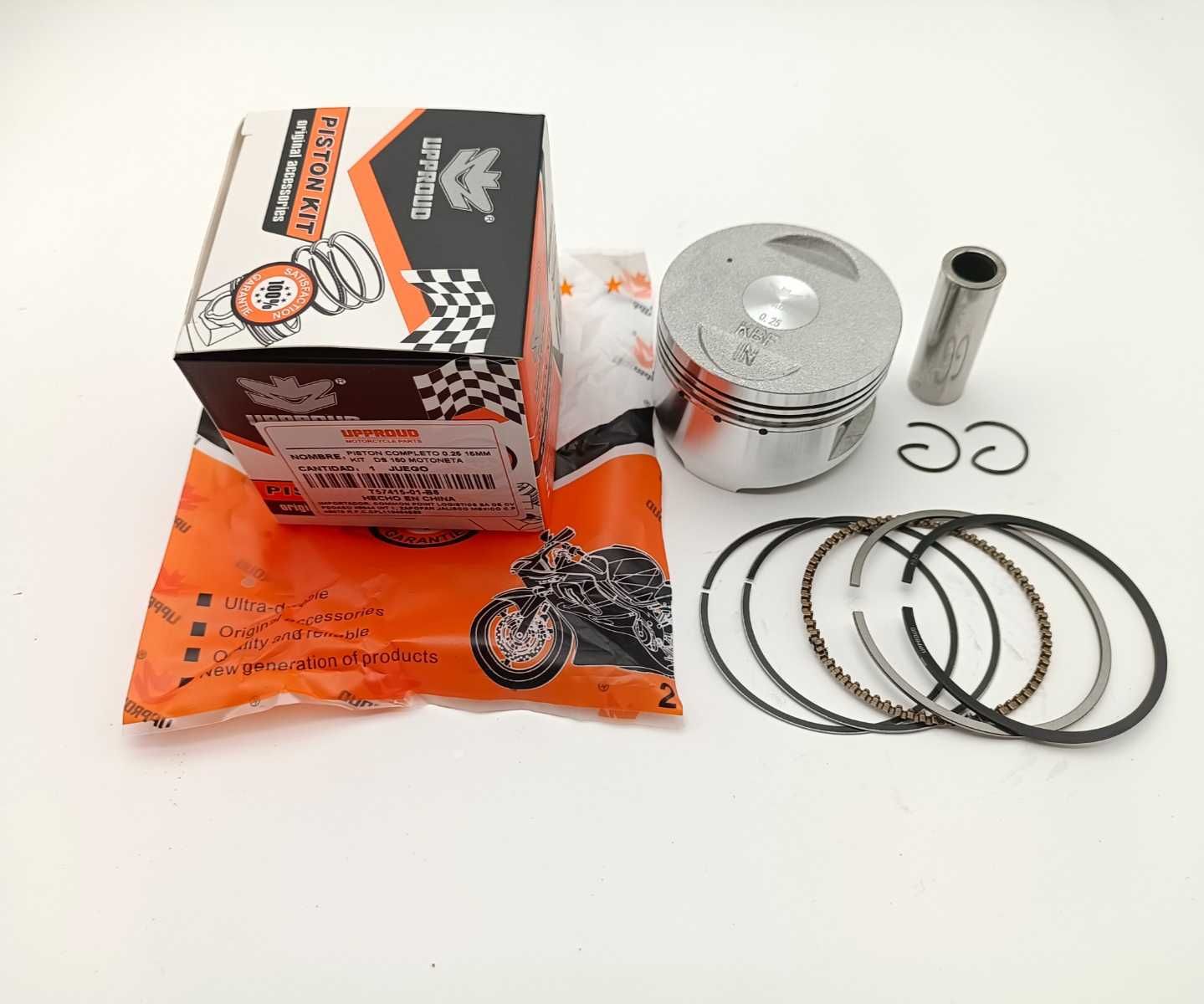 PISTON COMPLETO 0.25 15MM JUEGO  DS 150 MOTONETA