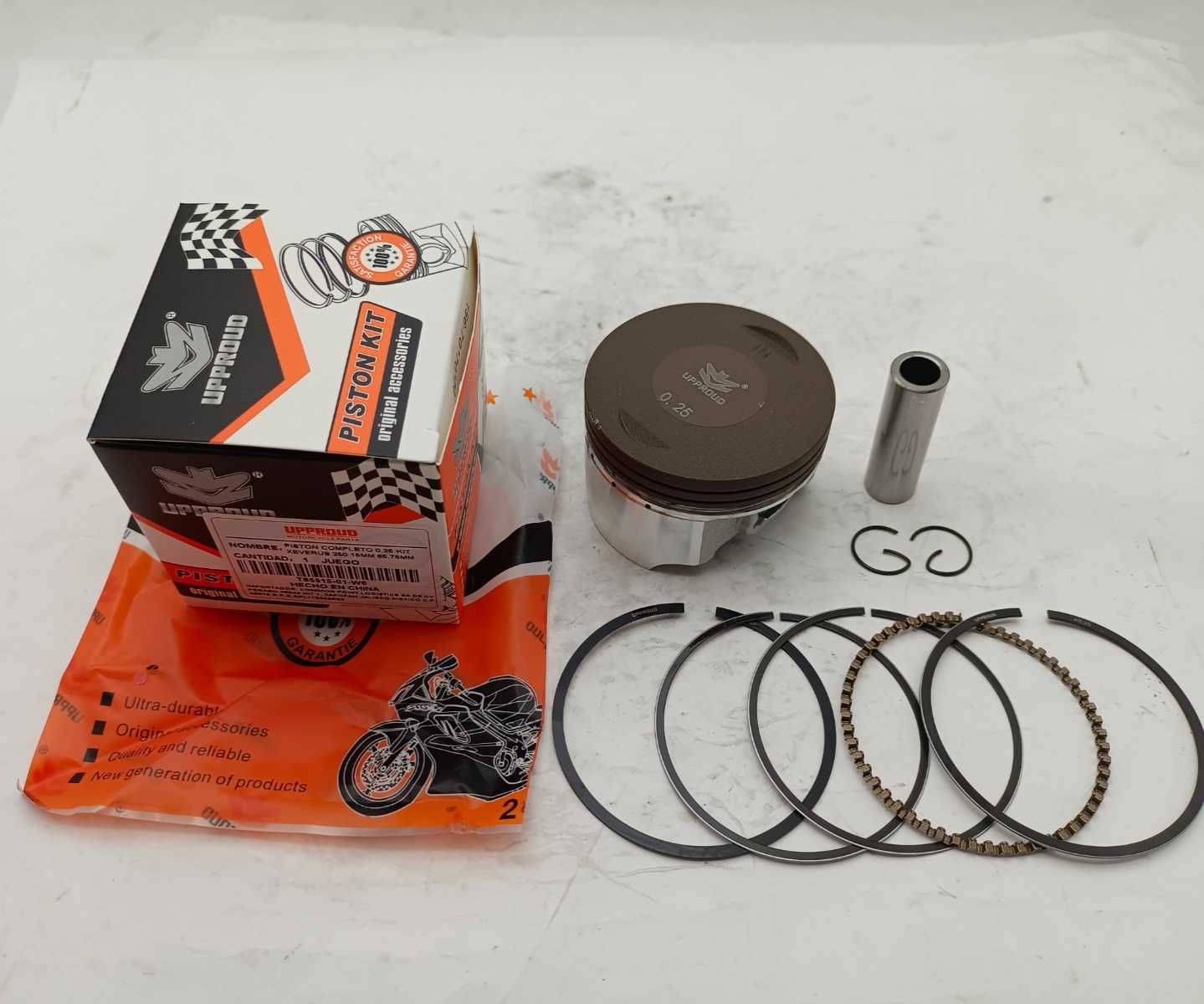 PISTON COMPLETO 0.25 SET VELOCI XEVERUS 250 15mm 65.75mm