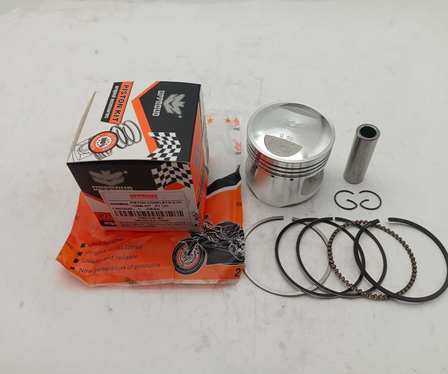 PISTON COMPLETO 0.50 15MM SET ITALIKA FT 125