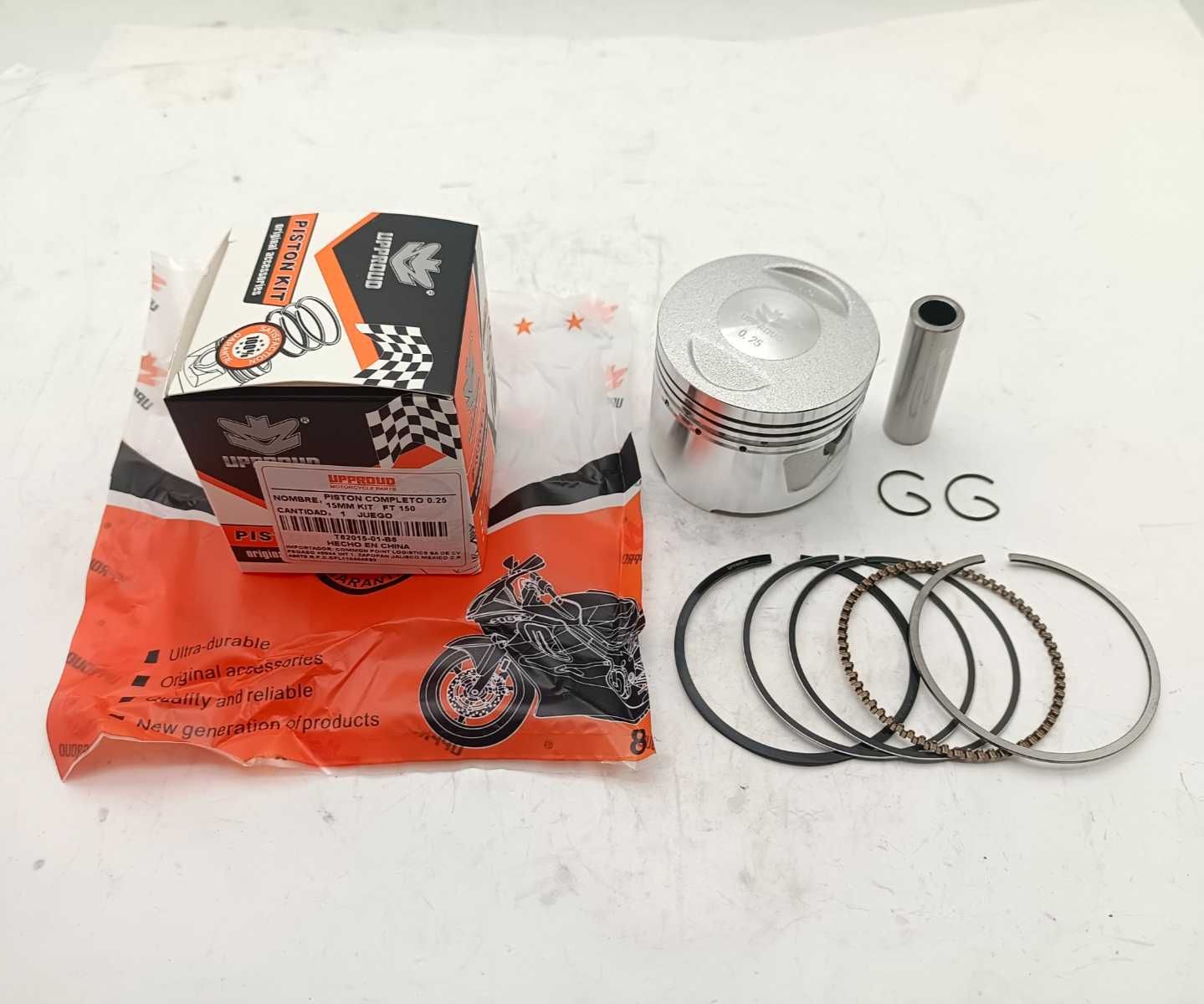PISTON COMPLETO 0.25 15MM SET ITALIKA FT 150