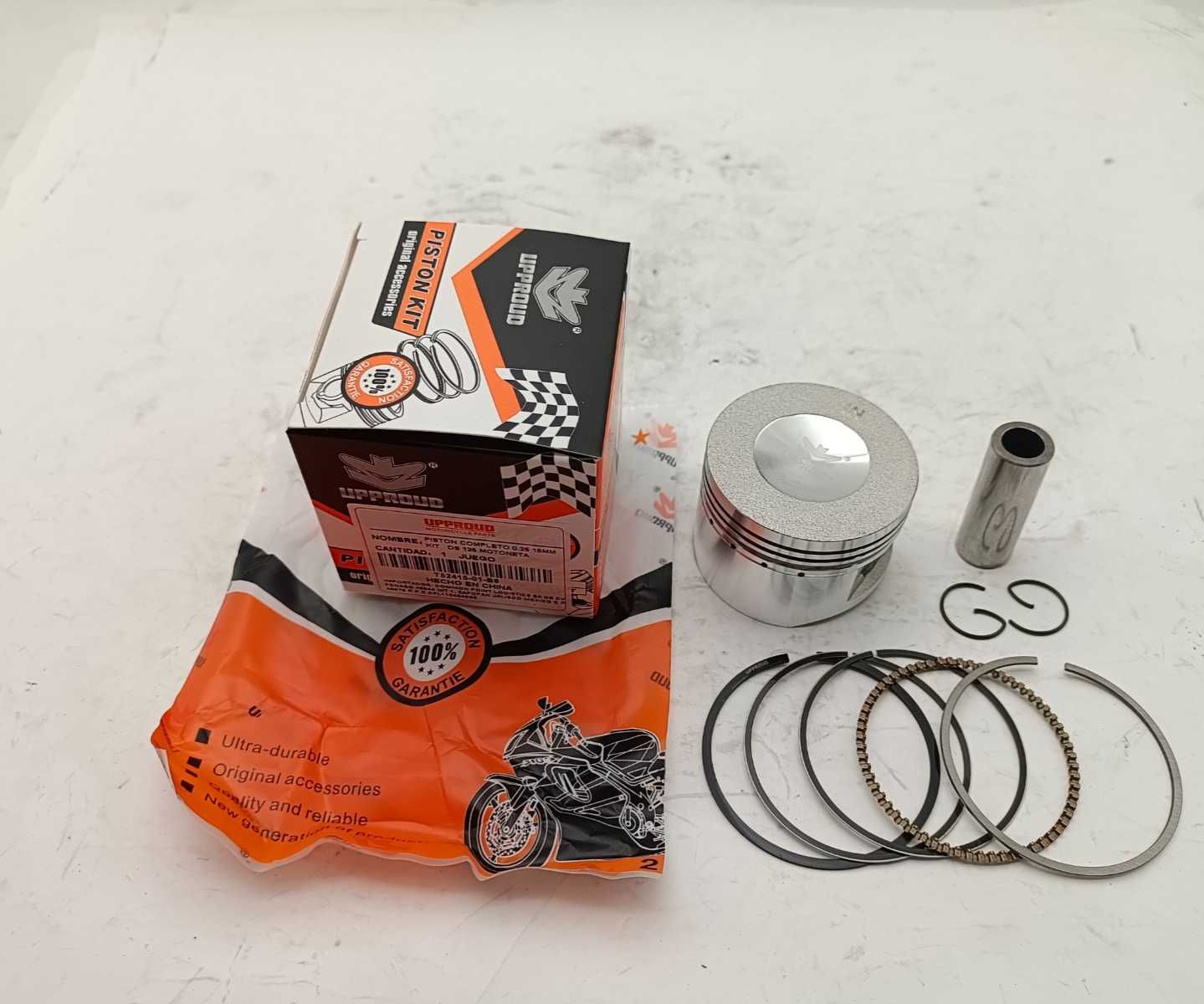 PISTON COMPLETO 0.25 15MM JUEGO  DS 125 MOTONETA