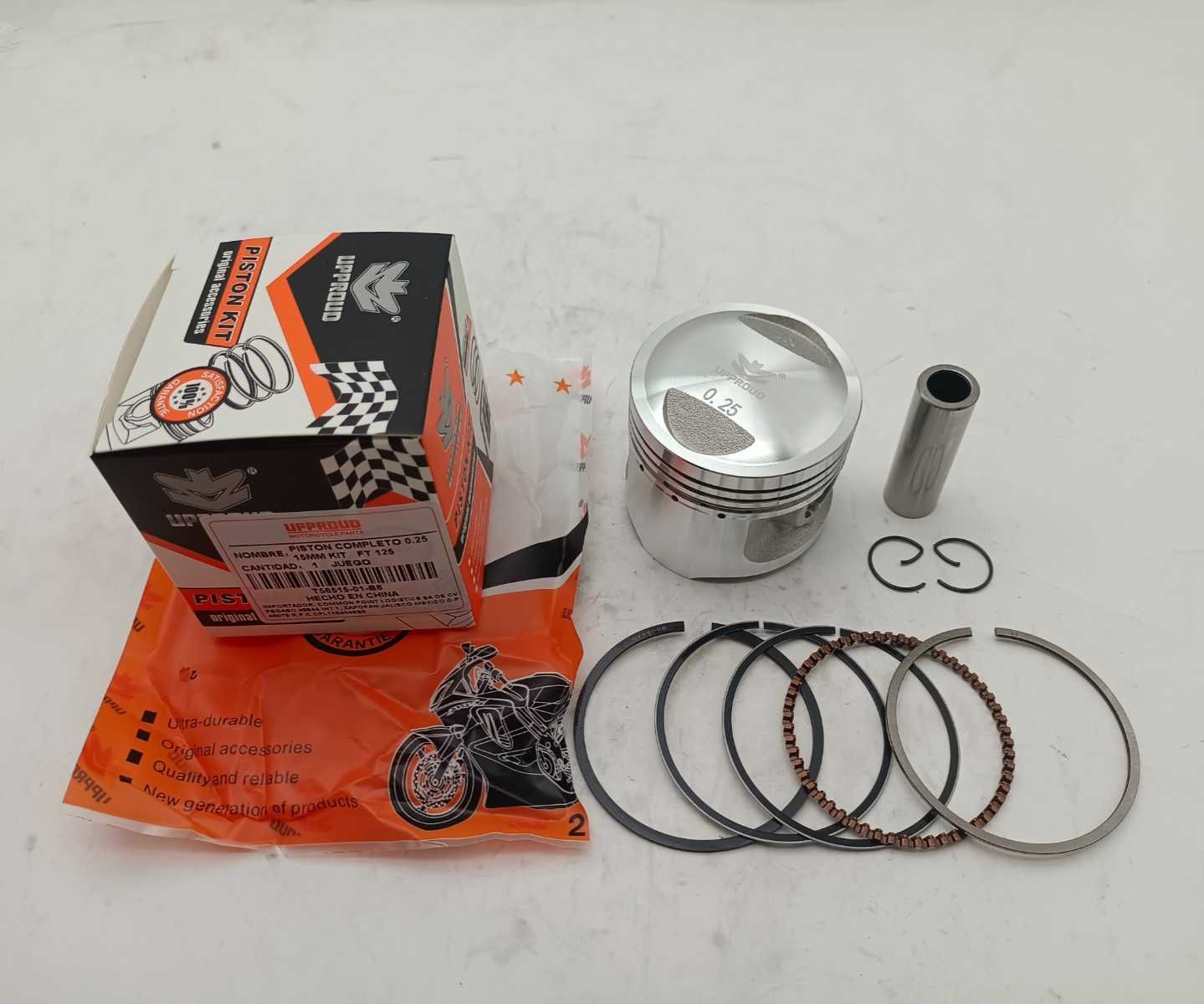 PISTON COMPLETO 0.25 15MM SET ITALIKA FT 125