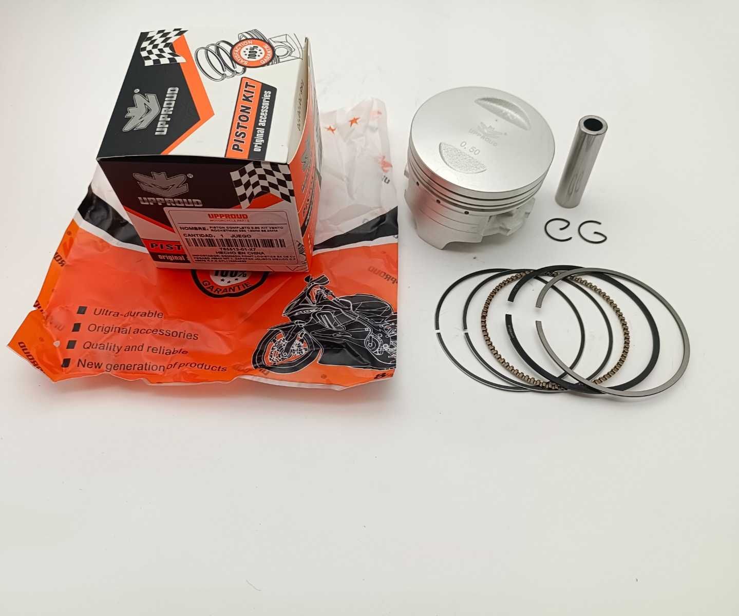 PISTON COMPLETO 0.50 SET VENTO ROCKETMAN 250 13mm 66.0mm