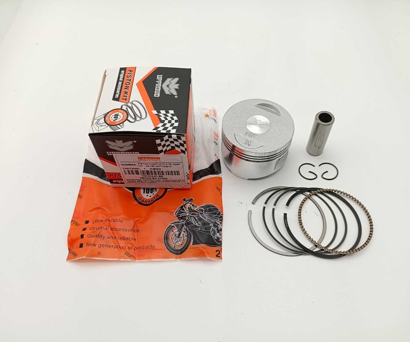 PISTON COMPLETO 0.75 15MM SET ITALIKA DS 150 MOTONETA