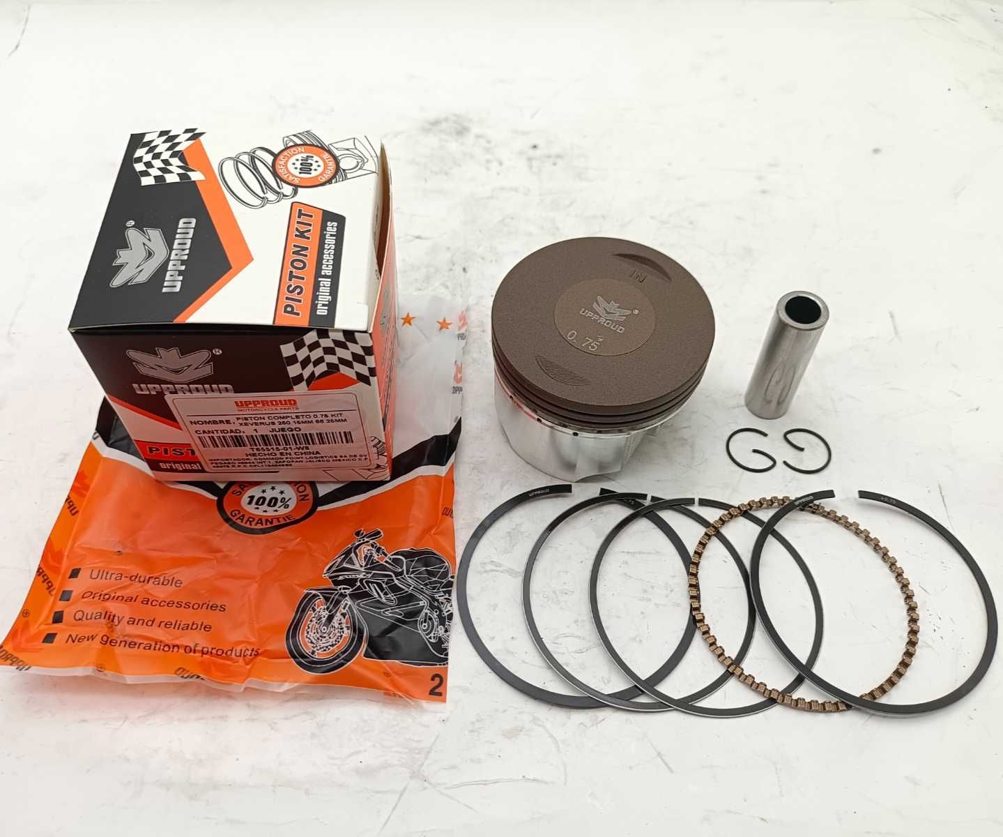 PISTON COMPLETO 0.75 SET VELOCI XEVERUS 250 15mm 66.25mm