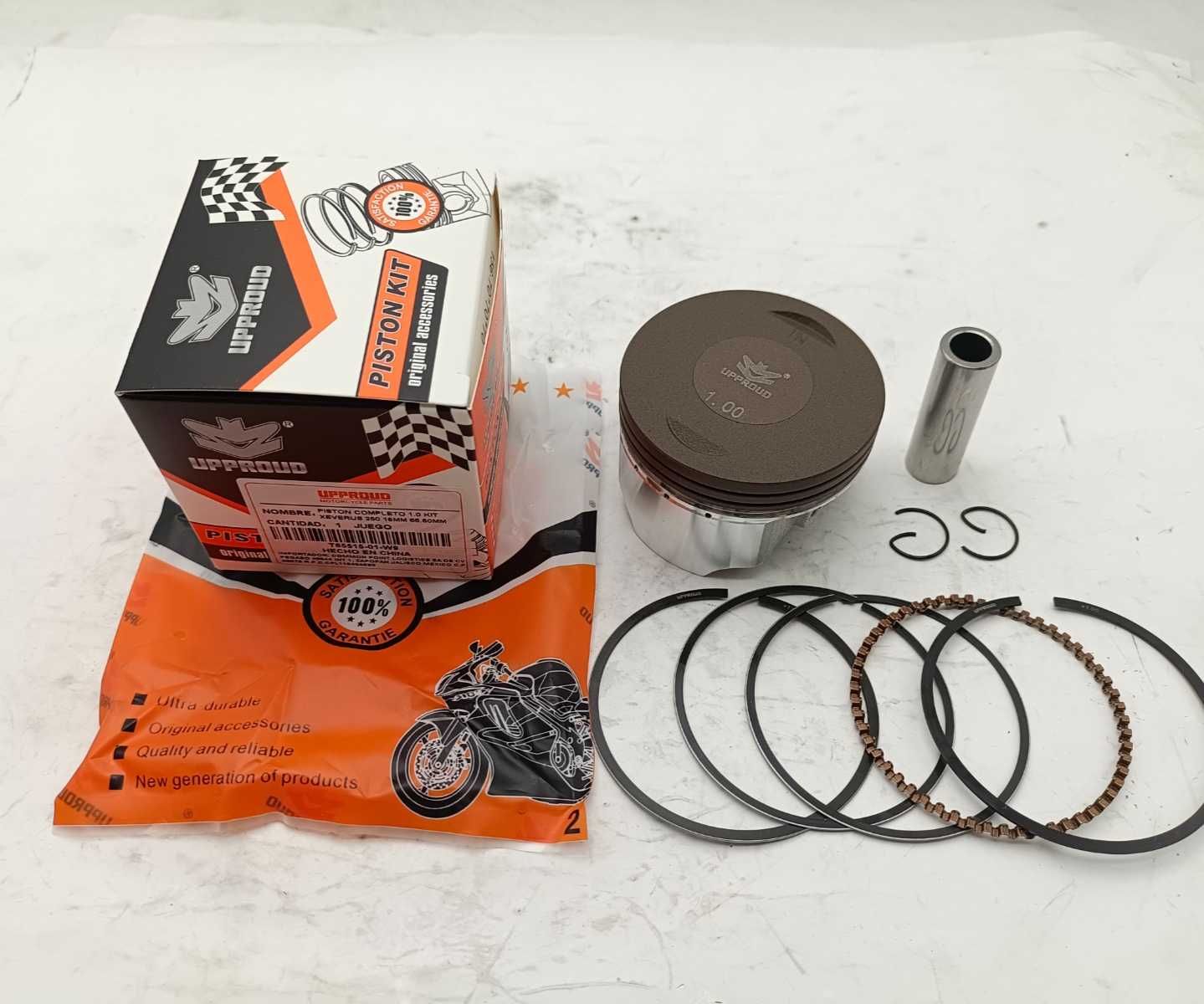 PISTON COMPLETO 1.0 JUEGO VELOCI XEVERUS 250 15MM 66.50MM