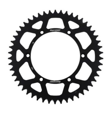 Sprocket trasero Super Prox Kawasaki Cross Aluminio 49 dientes paso