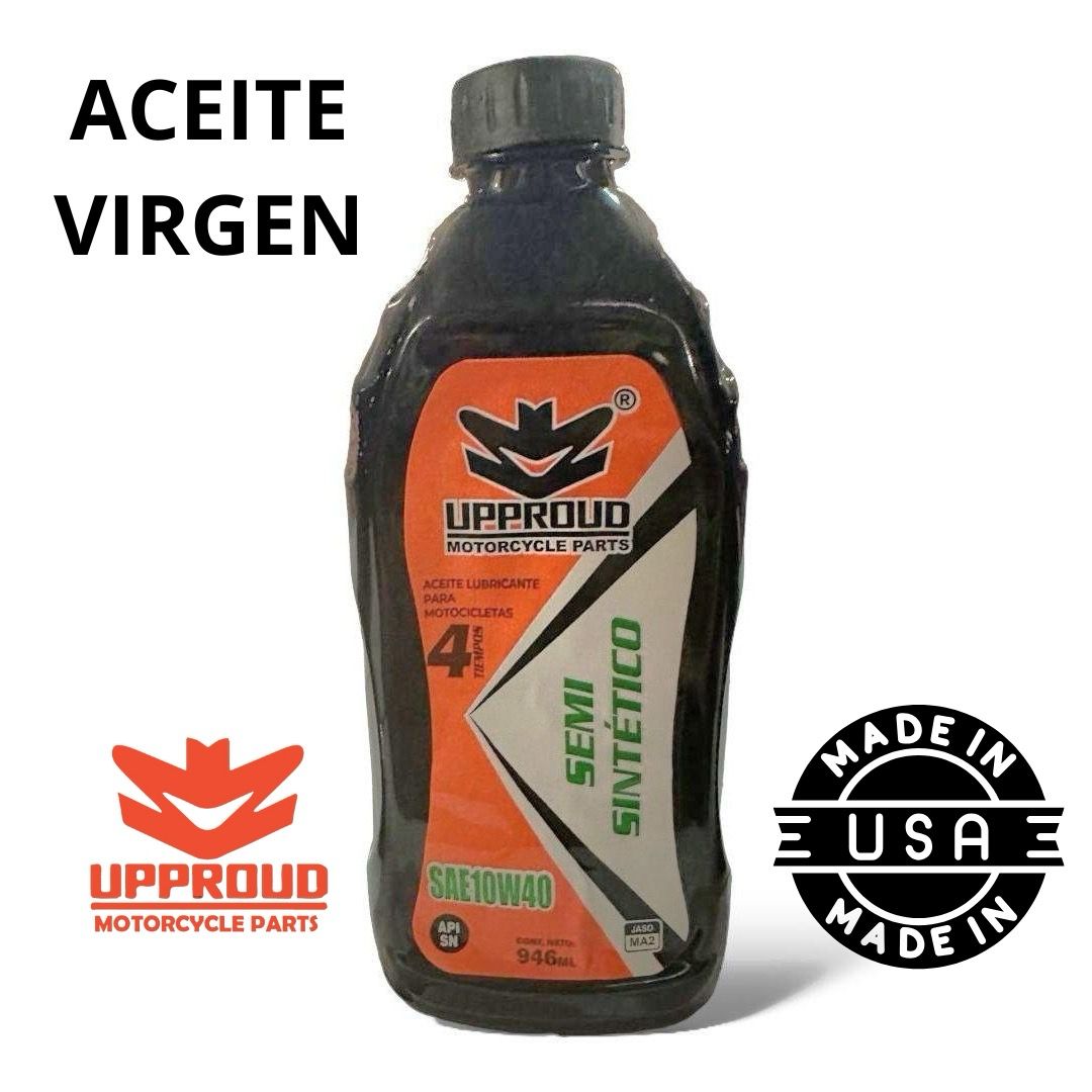 ACEITE UPPROUD SEMI SINTETICO 10W40 JASO MA2 API SN CAJA CON 12 PIEZAS