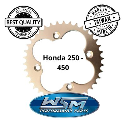 SPROCK TRASERO WSM HONDA ATV 250-450