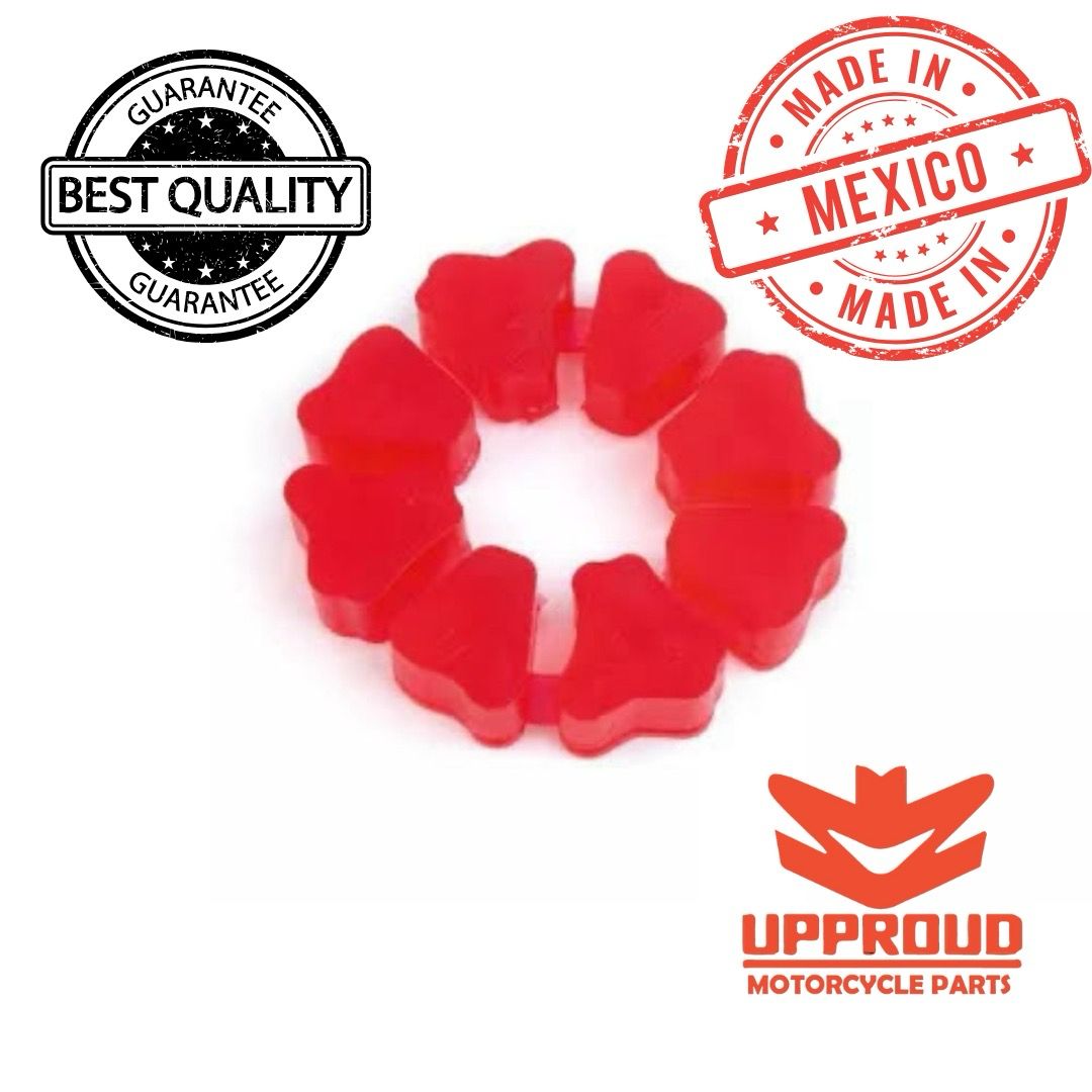 Gomas Rueda Trasera CG150/CARGO 150 Roja Reforzada