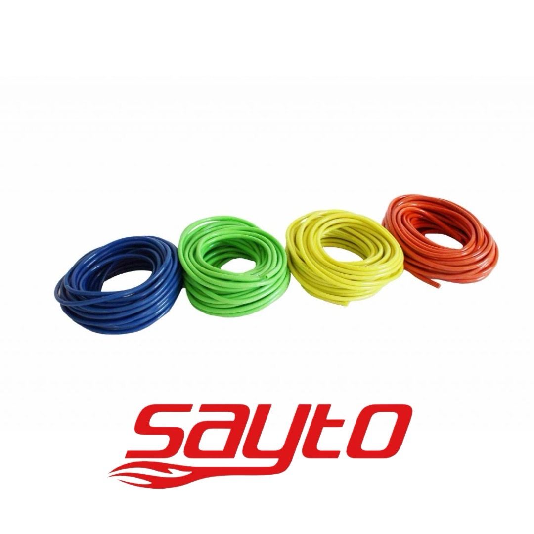 Rollo Manguera Gasolina 20 metros roja Marca Sayto