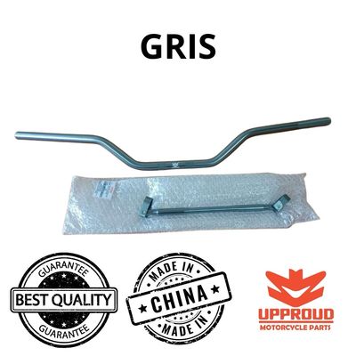MANUBRIO ALUMINIO CROSS RACING  COLOR GRIS