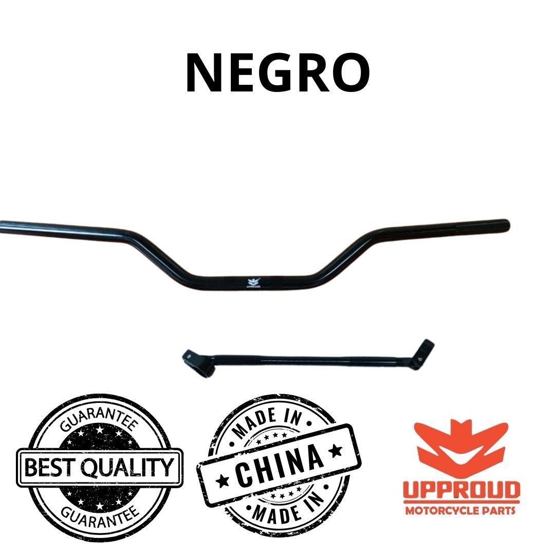 MANUBRIO ALUMINIO CROSS RACING  COLOR NEGRO