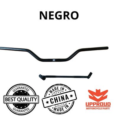 MANUBRIO ALUMINIO CROSS RACING  COLOR NEGRO