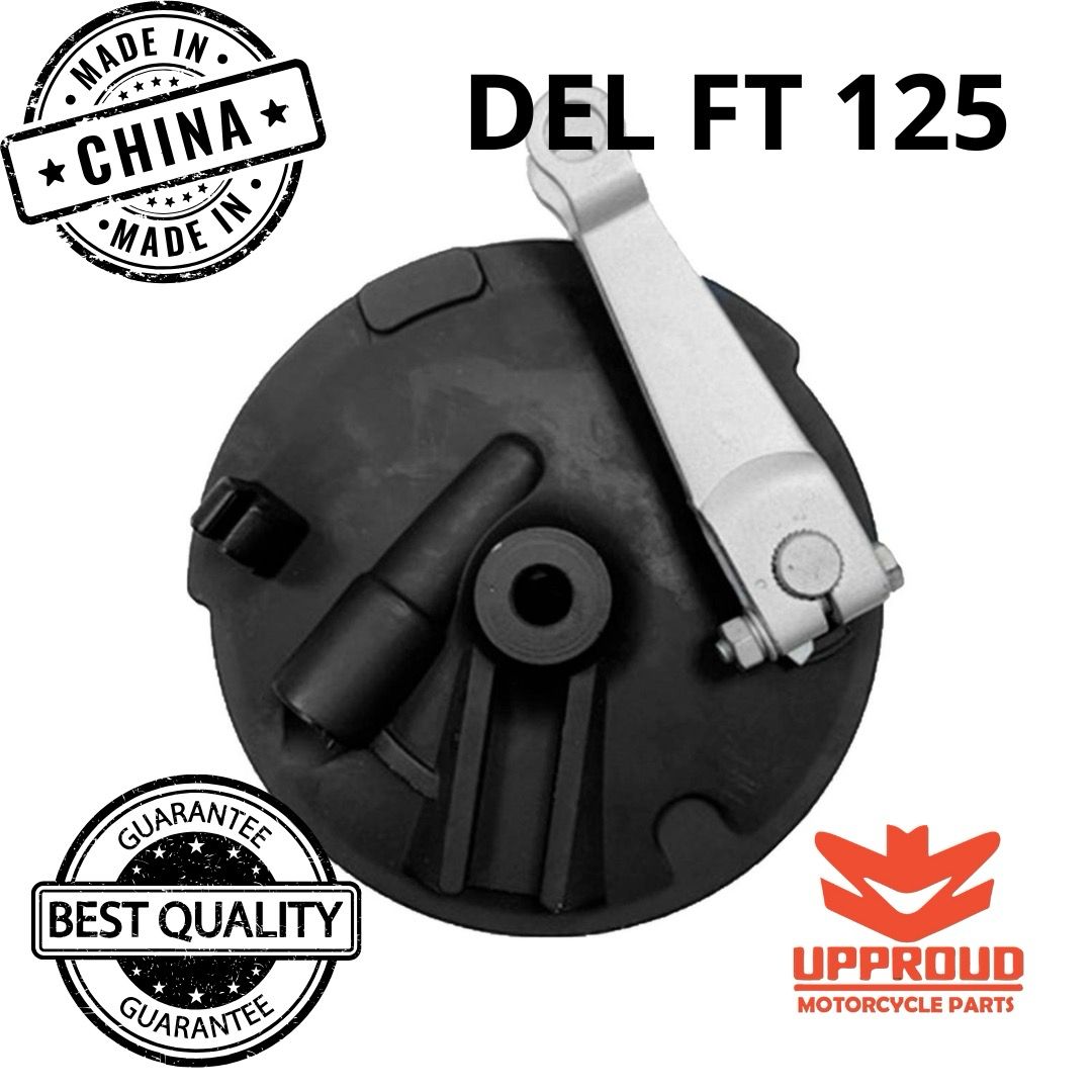 PORTA BALATAS NEGRO DELANTERO NEGRO ITALIKA FT 125  BALATA CHICA RIN RAYOS ROJA NUEVA (18-22)
