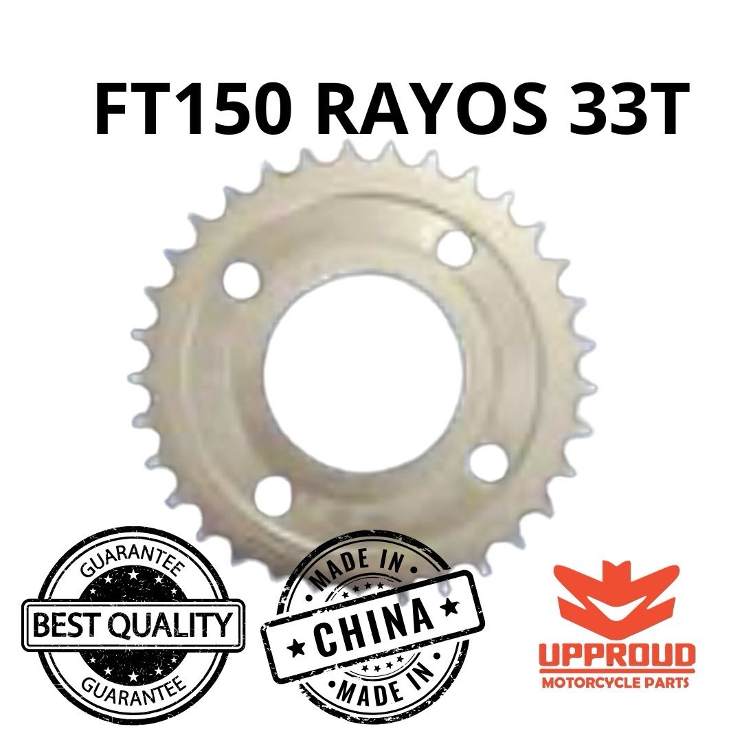 SPROCKET TRASERO FT150 RIN DE RAYOS (BUJES) 33 DIENTES