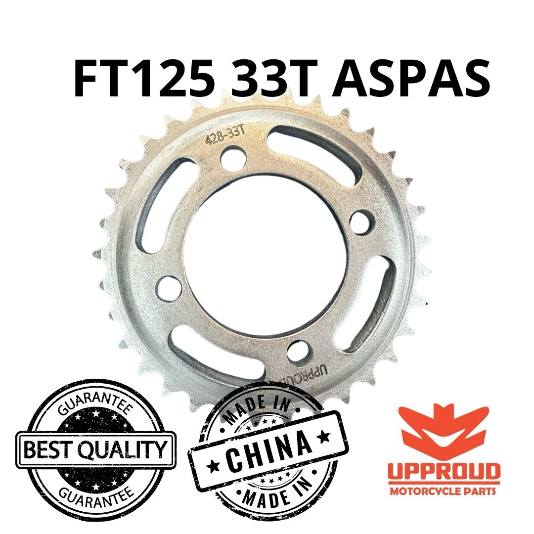 SPROKET RACING 33 DIENTES FT 125 RIN  ASPAS (VERSION PORTA SPROCKET)