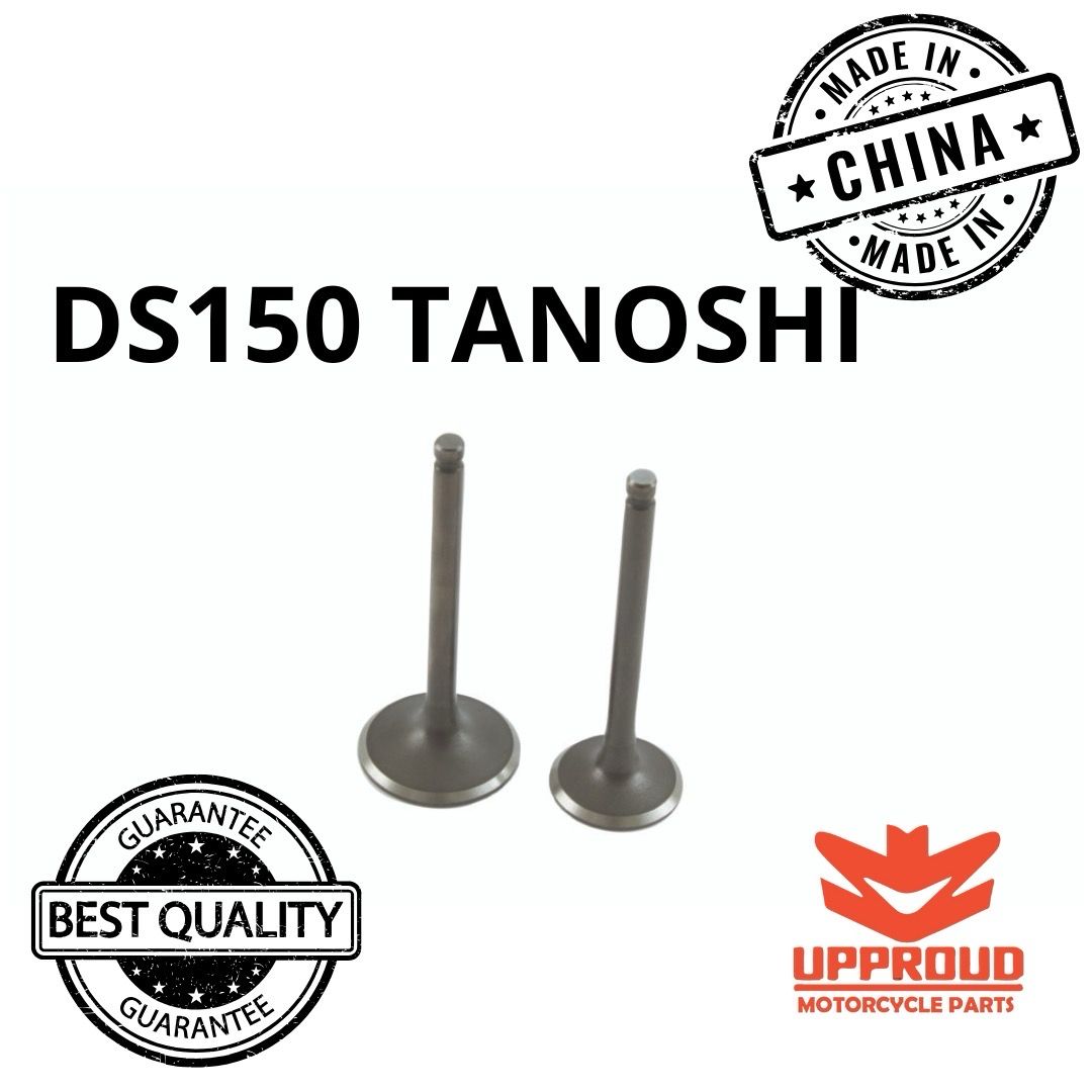 Valvulas de Aluminio admision y expulsion Motoneta 150 jgo
