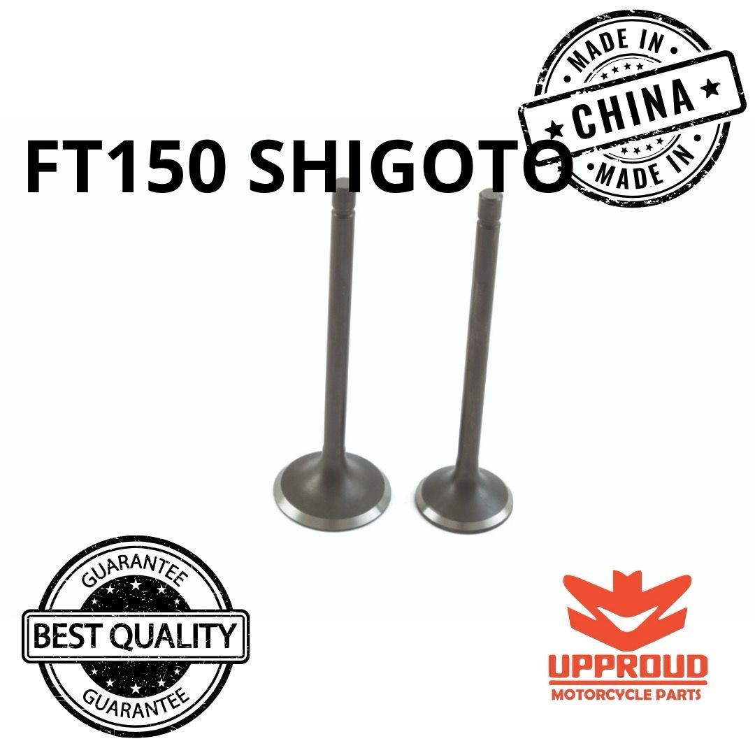 Valvulas de Alumino admision y expulsion FT150
