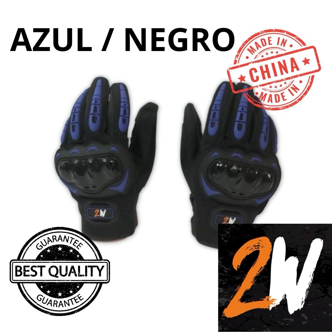Guante RoadGuard Negro/Azul 2W XL