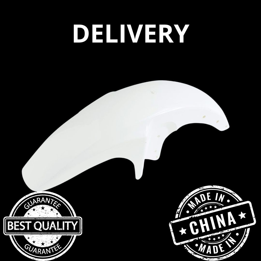SALPICADERA DELANTERA BLANCA  DT150 CLASICA, DELIVERY