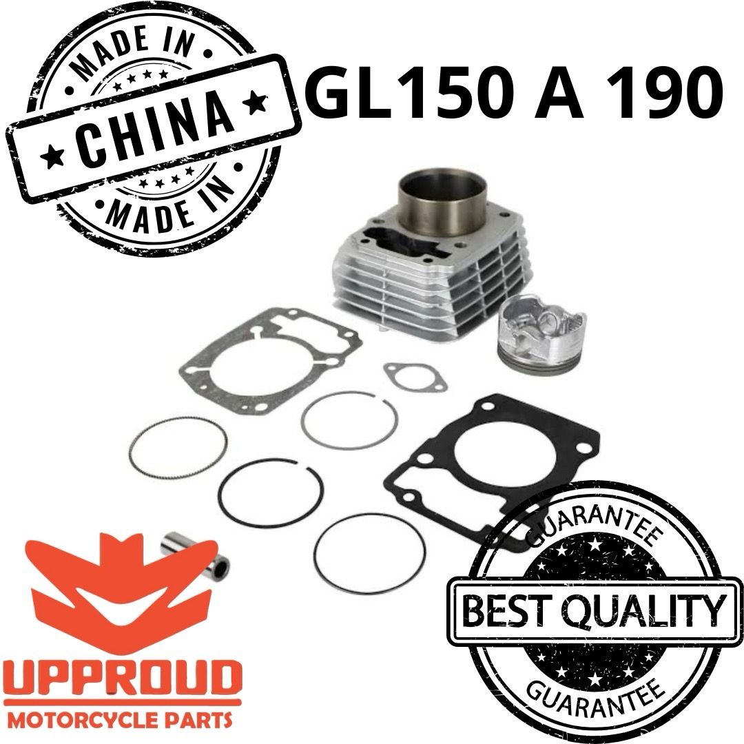 CILINDRO CON PISTON MODIFICADO A 190 14 MM 65.5MM JUEGO GL 150 CARGO , XR 150L