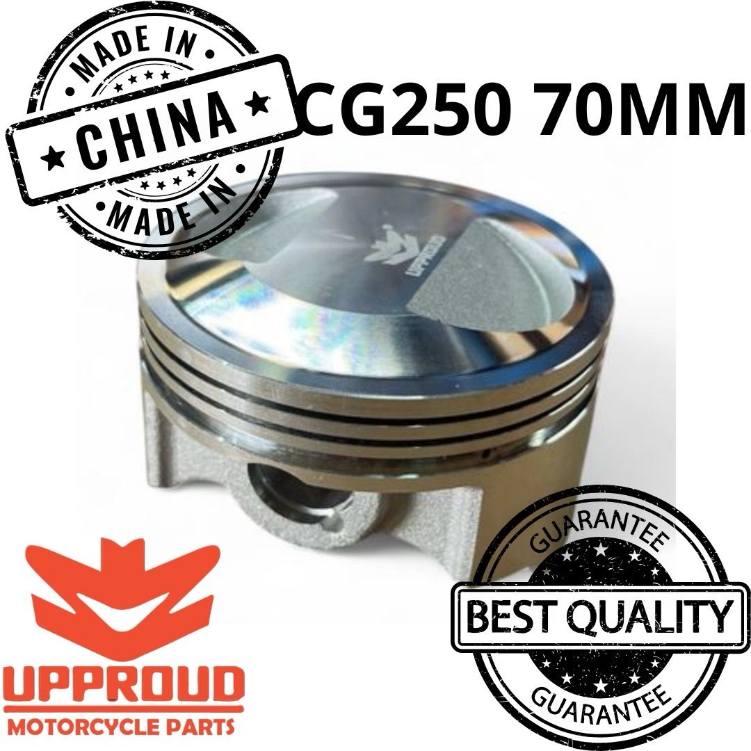 PISTON CG250 70MM PERNO 15MM ALTA COMPRESION