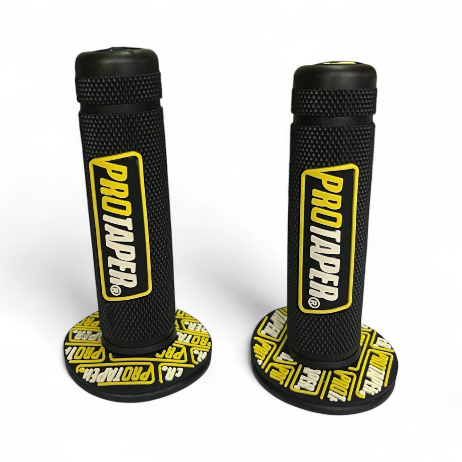 PUÑO GOMA PRO TAPER NEGRO C/AMARILLO