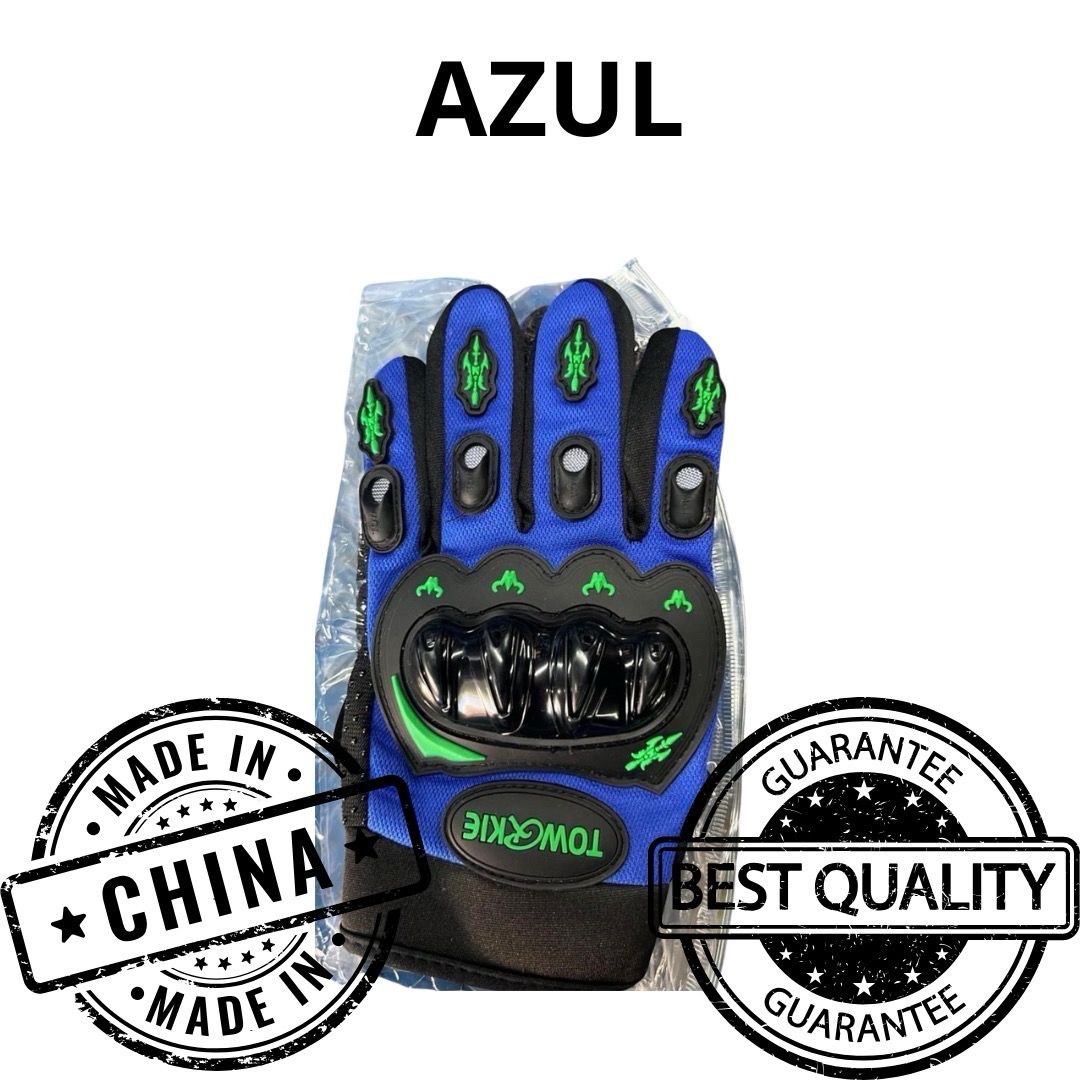 GUANTE LARGO AZUL C/PROTECCION TALLA L