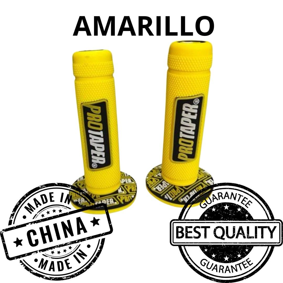 PUÑO GOMA PRO TAPER AMARILLO FLUORESCENTE C/NEGRO