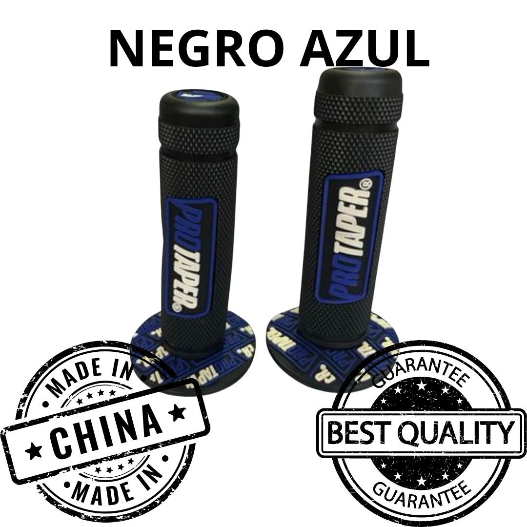 PUÑO GOMA PRO TAPER NEGRO C/AZUL