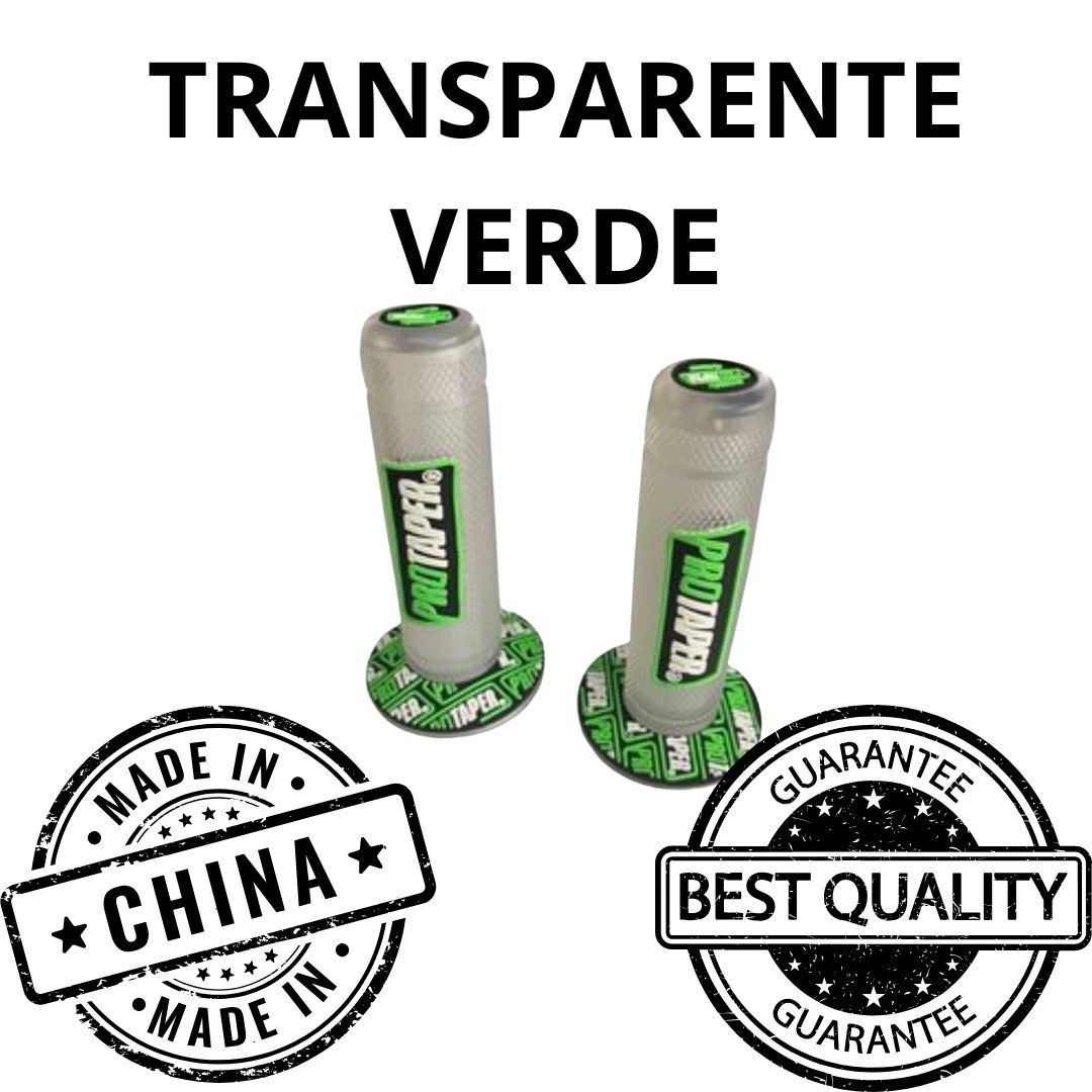 PUÑO GOMA PRO TAPER TRANSPARENTE C/ VERDE