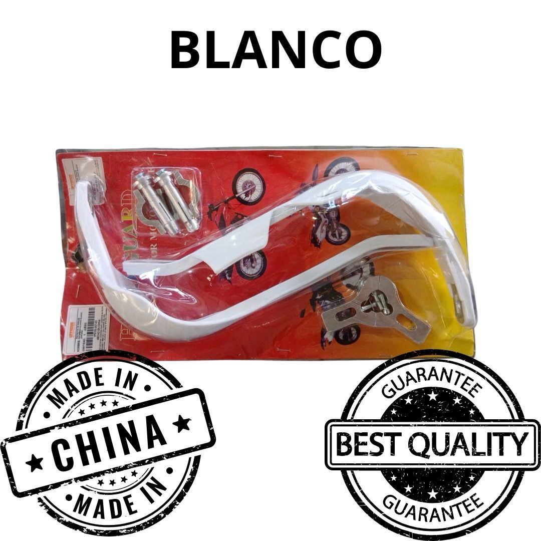 PROTECTOR DE MANIJAS REFORZADO ALUMINIO BLANCO (ENDURO)