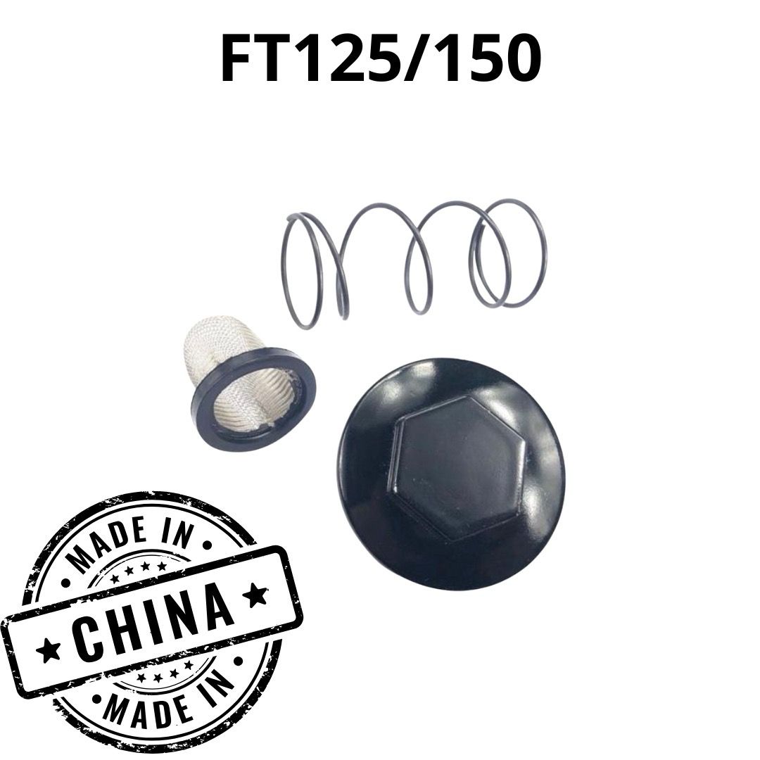 TAPON CEDAZO C/CEDAZO Y RESORTE NEGRO ITALIKA FT125/150