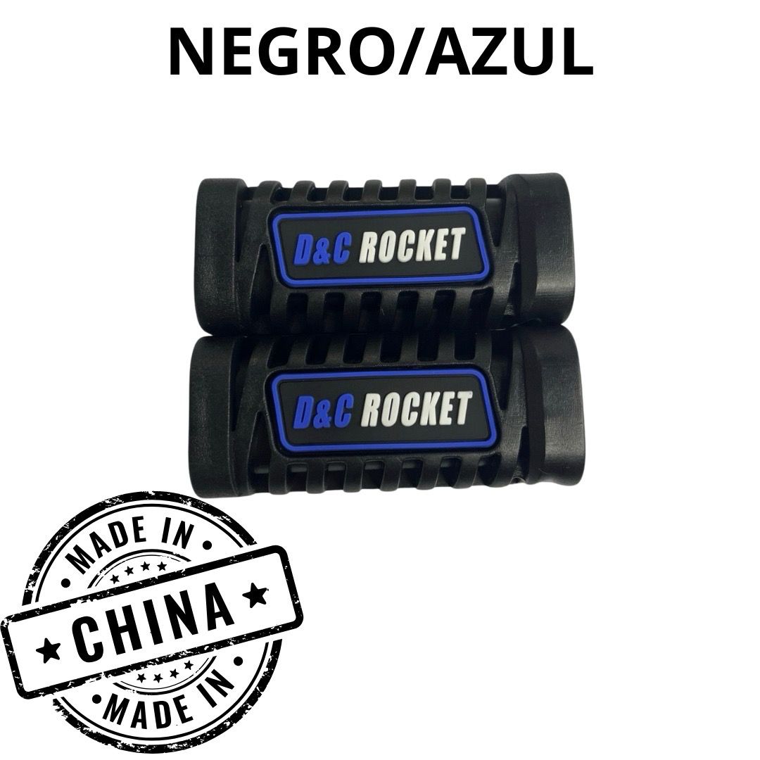 Goma Posapie negro/azul dyc rocket estilo pro taper ft-125/150