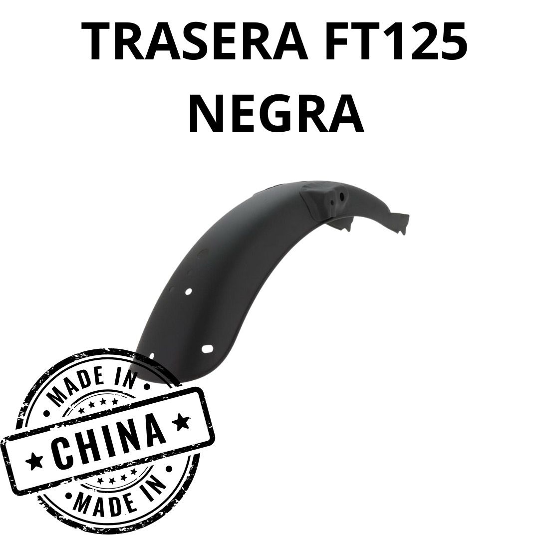 Salpicadera tras negra ft-125