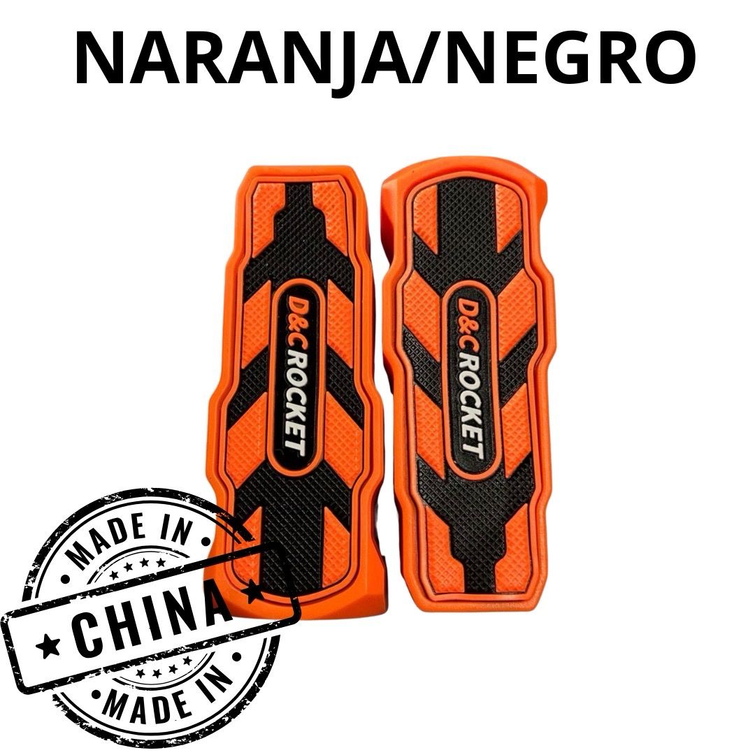 Goma posapie naranja/negro dyc rocket estilo pro taper ft-125/150 new style